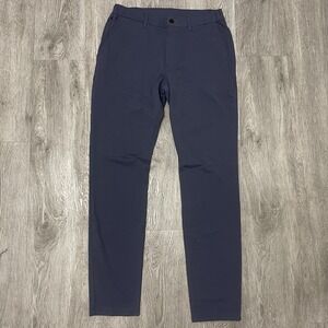 Public Rec Pants Mens 32x34 Blue Dealmaker Chino Golf Performance Nobull Tech